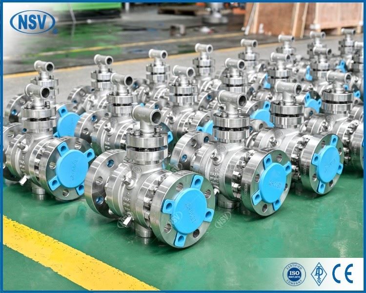 CW6MC Trunnion Mounted Ball Valve factory